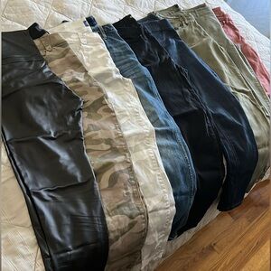 Cleaning out my closet time.  Too many skinny jeans.